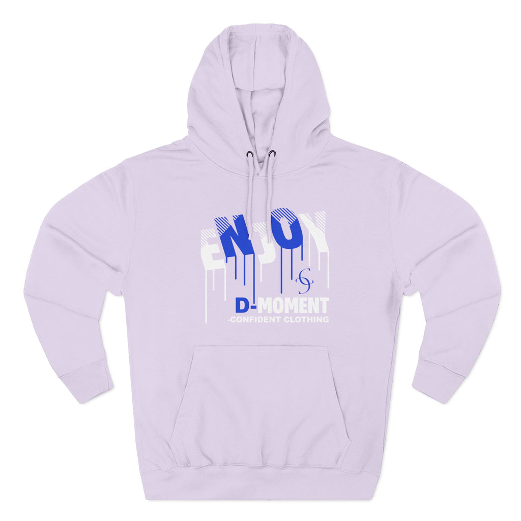1.0 Confident Clothing Enjoy D Moment Drip Graphic Fleece Hoodie