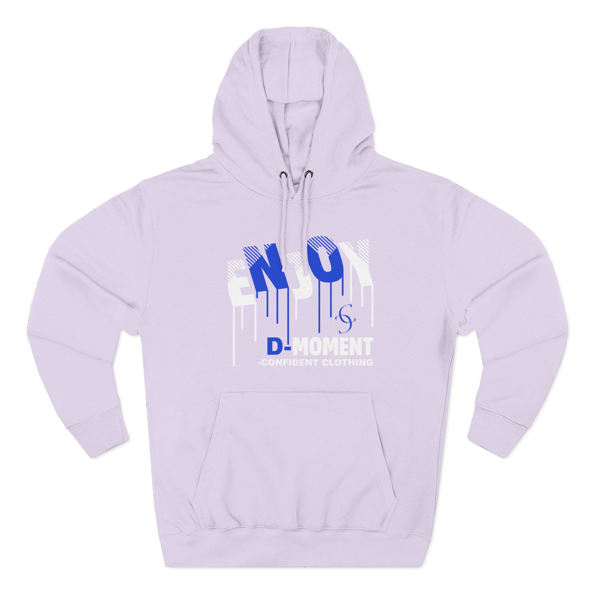 1.0 Confident Clothing Enjoy D Moment Drip Graphic Fleece Hoodie