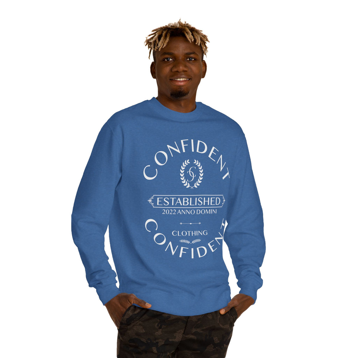 0.1 Confident Clothing Unisex Crew Neck Sweatshirt