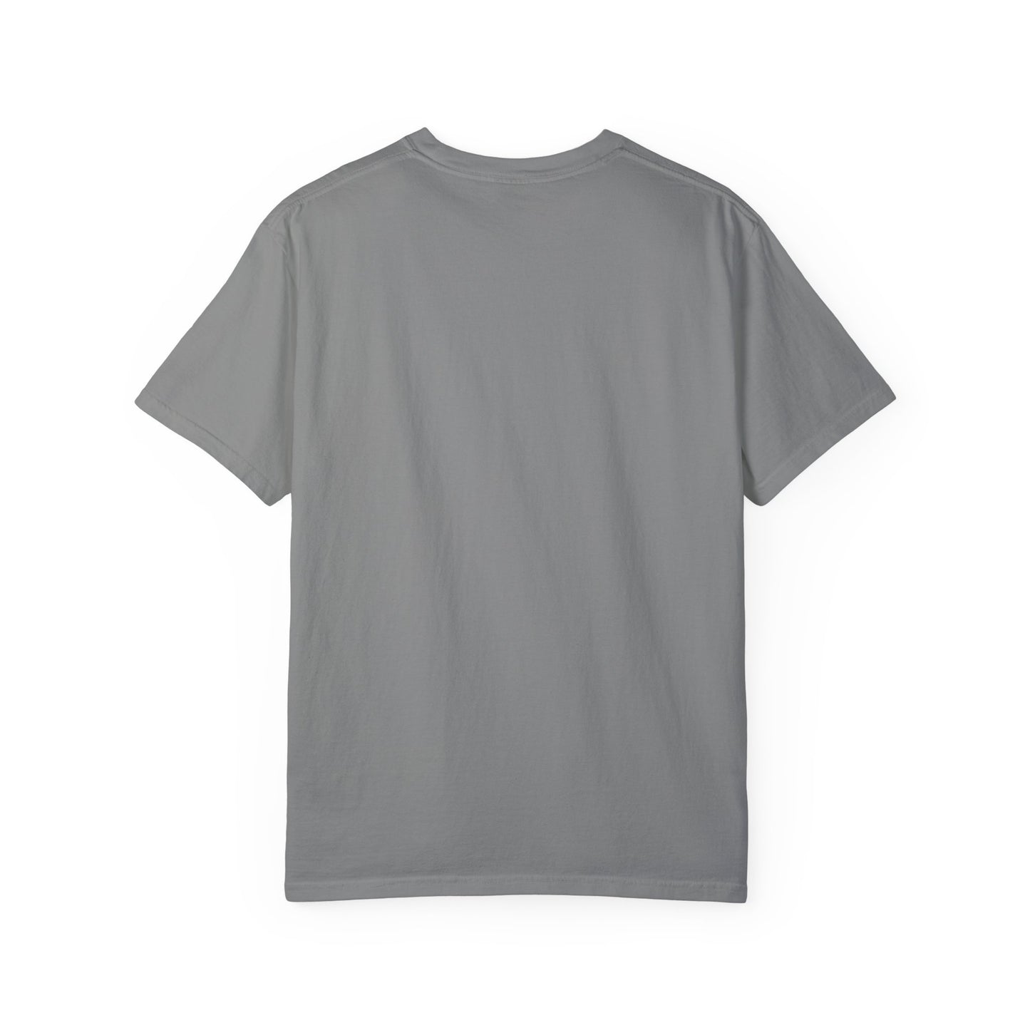 Veteran 1 Unisex Garment-Dyed T-shirt (white) black logo