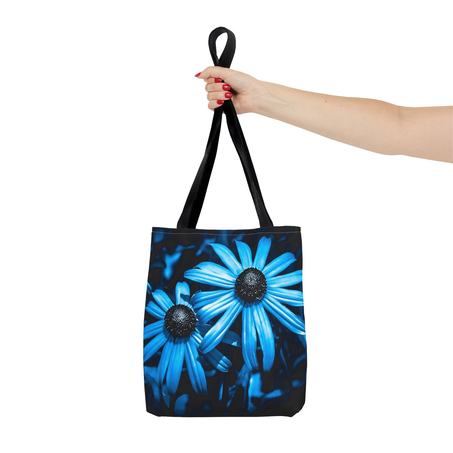 Turquoise Sunflower Tote Bag