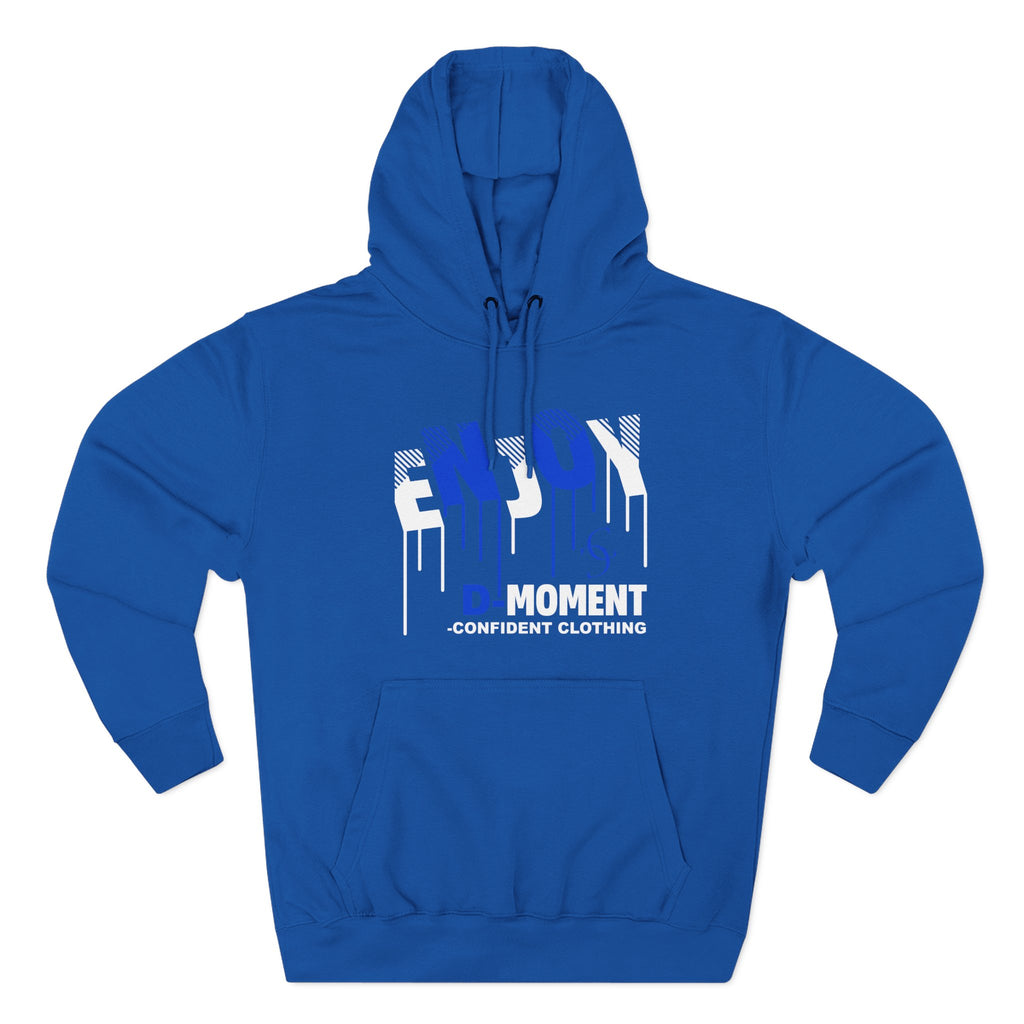 1.0 Confident Clothing Enjoy D Moment Drip Graphic Fleece Hoodie