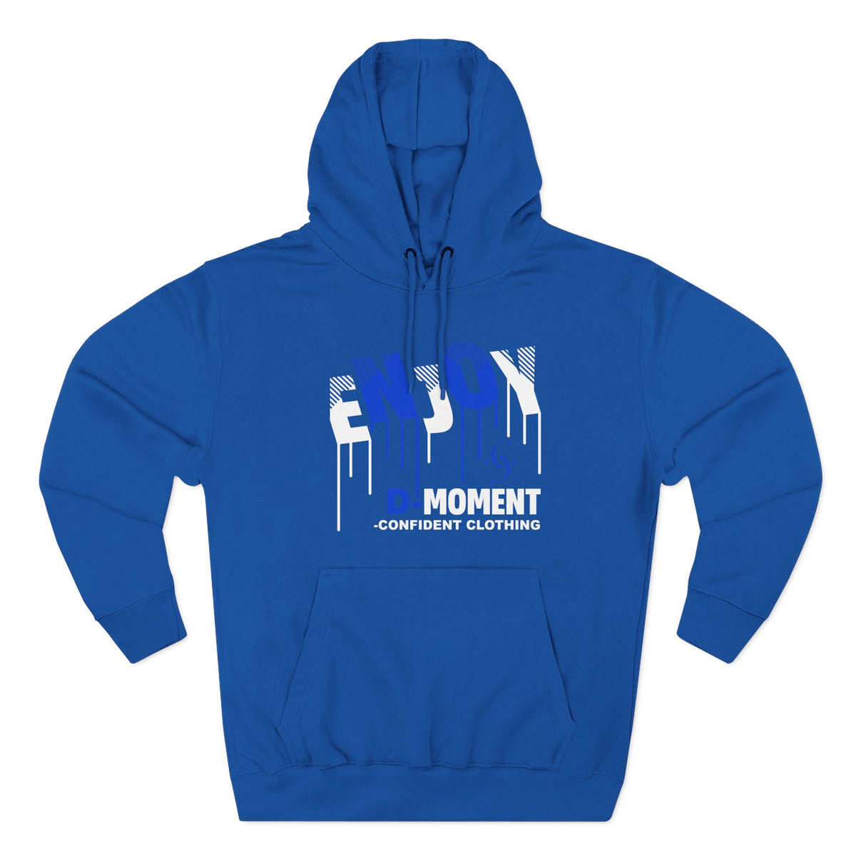 1.0 Confident Clothing Enjoy D Moment Drip Graphic Fleece Hoodie