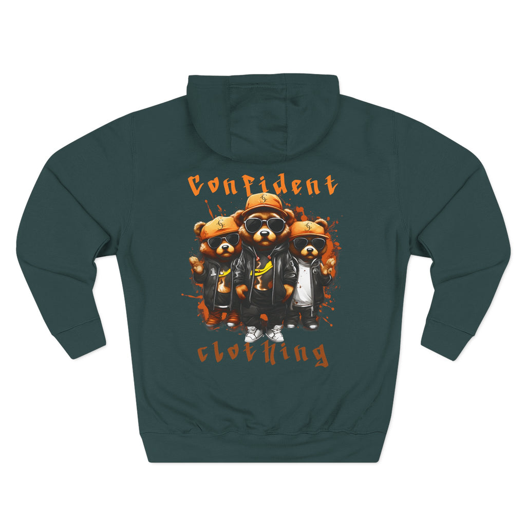 Confident Clothing Raccoon Crew Fleece Hoodie