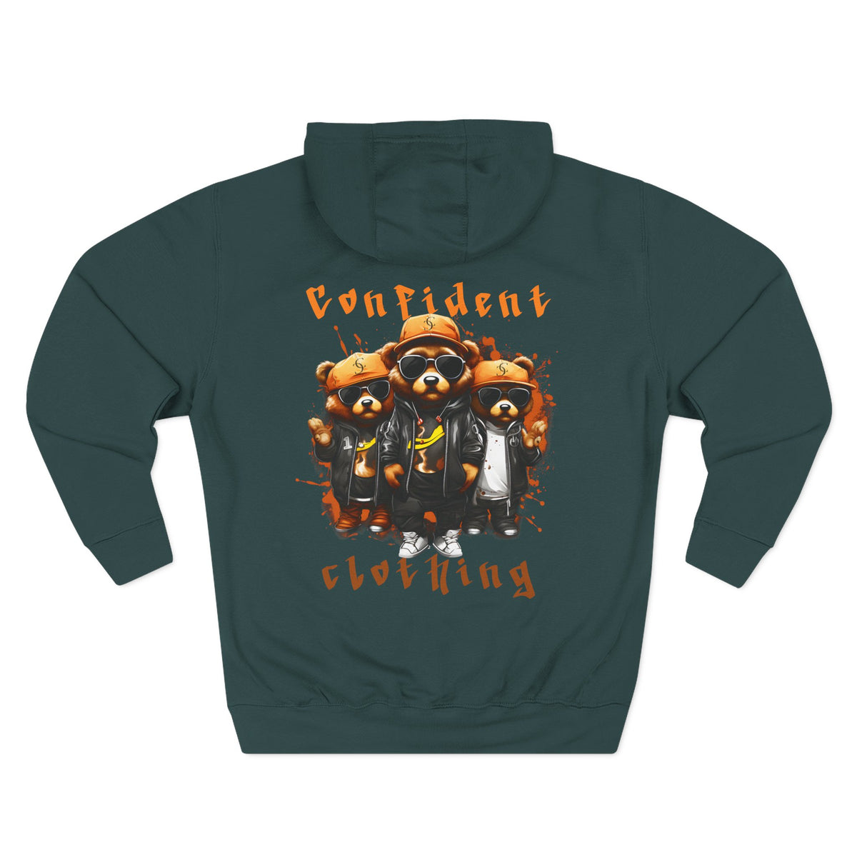 Confident Clothing Raccoon Crew Fleece Hoodie