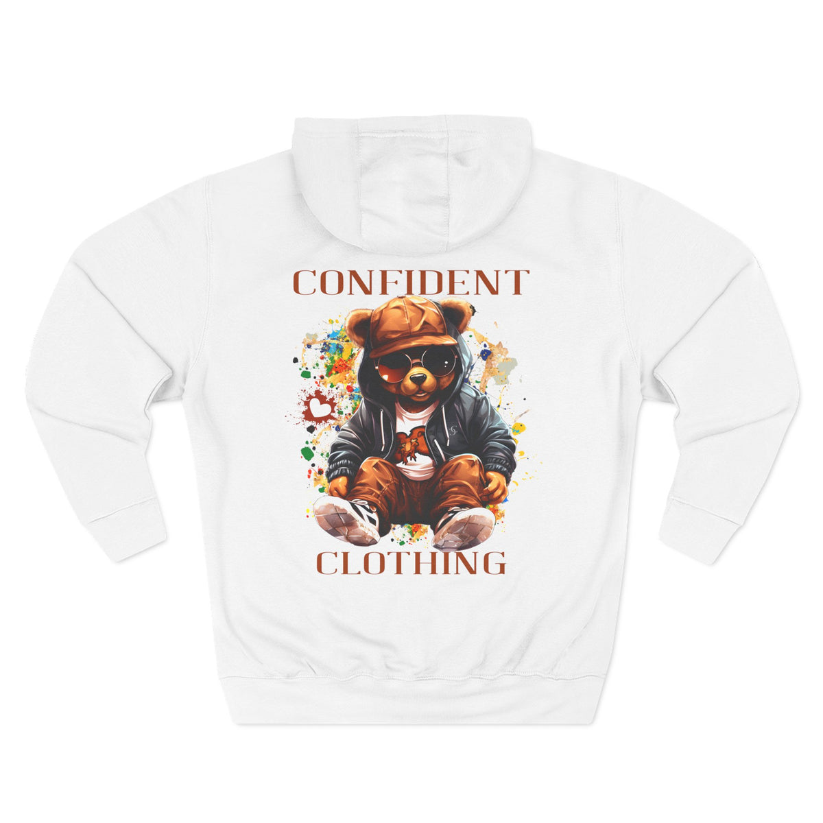 0.4 Confident Clothing Cool Bear Graphic Hoodie