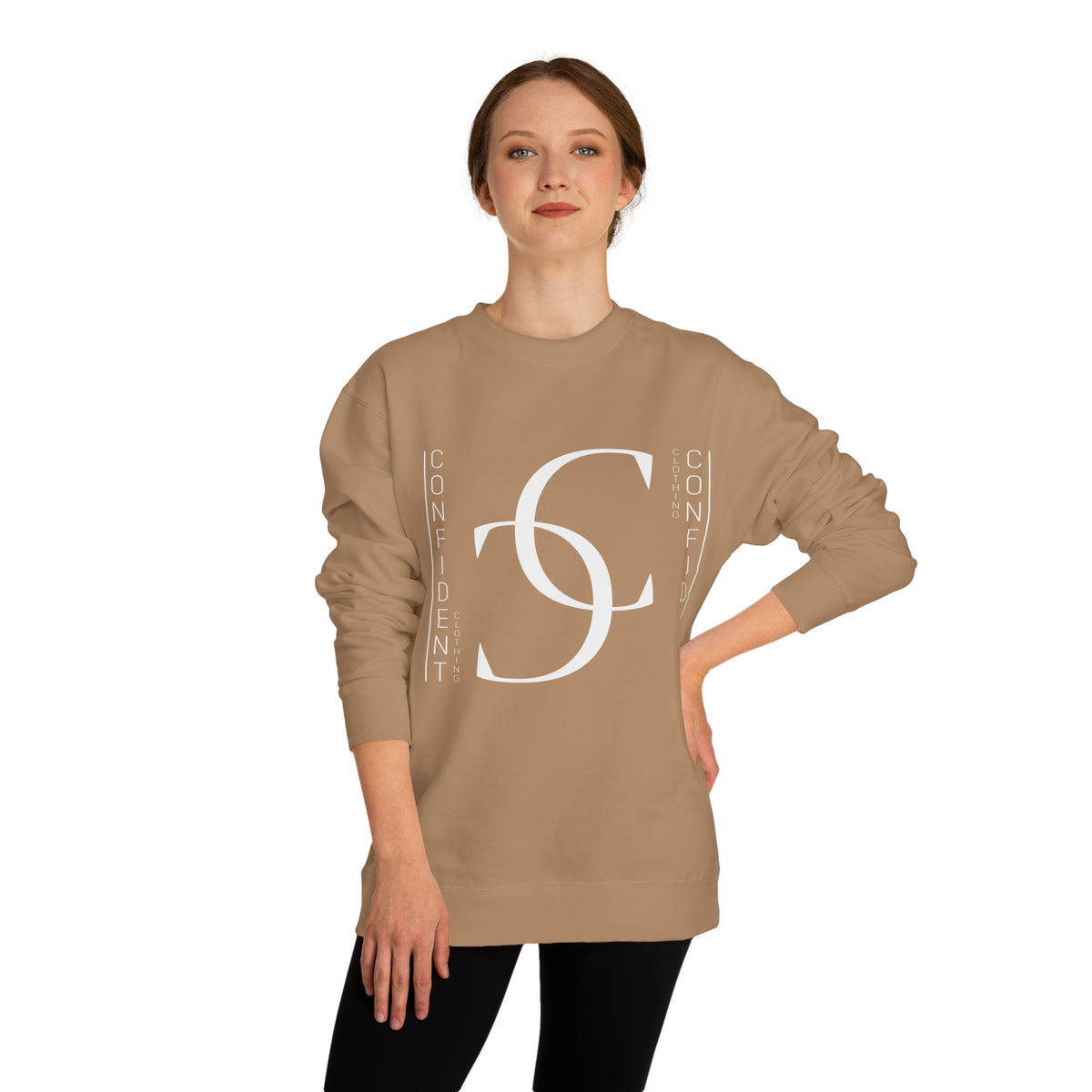 0.2 Confident Clothing Unisex Crew Neck Sweatshirt