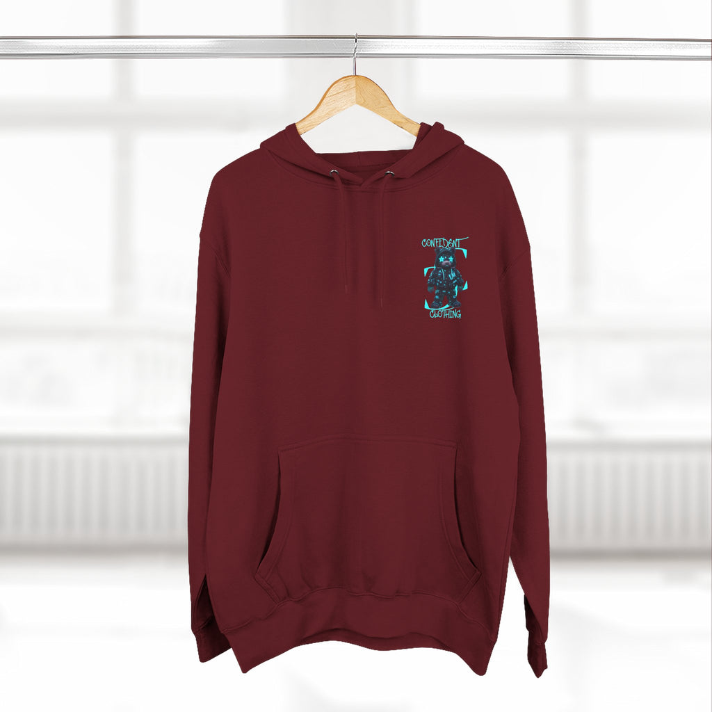 0.12 Confident Clothing Superstar Bear Graphic Fleece Hoodie