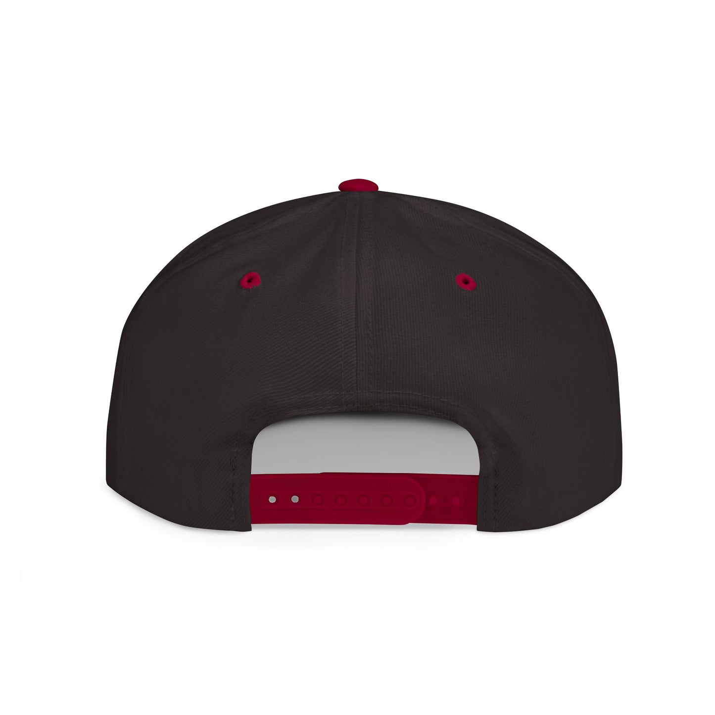 (hats) Confident Clothing Flat Bill Snapback (scc white logo)