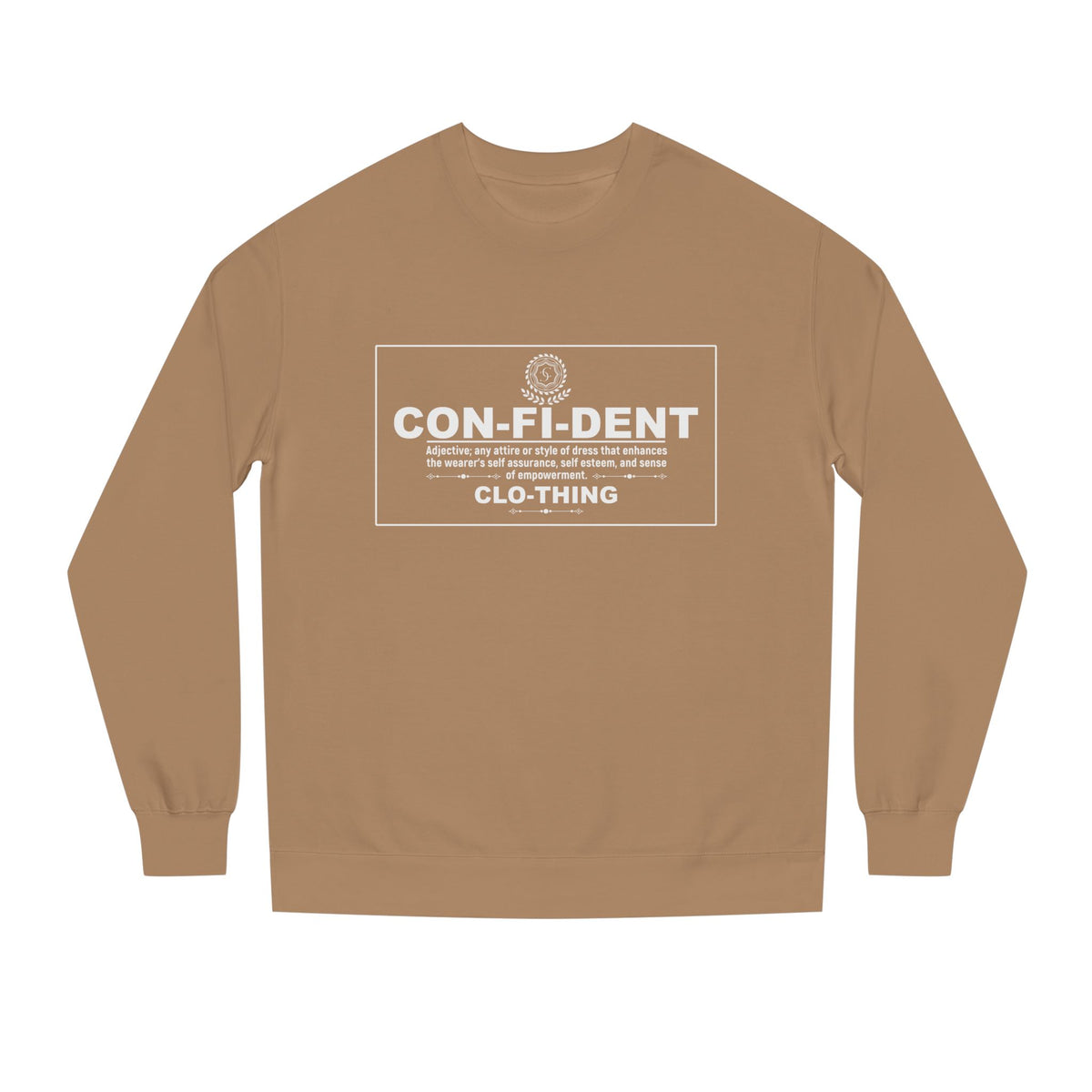 2.3 Confident Clothing Unisex Crew Neck Sweatshirt