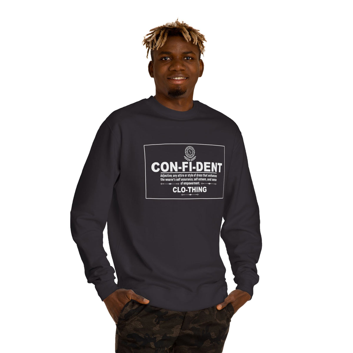 2.3 Confident Clothing Unisex Crew Neck Sweatshirt
