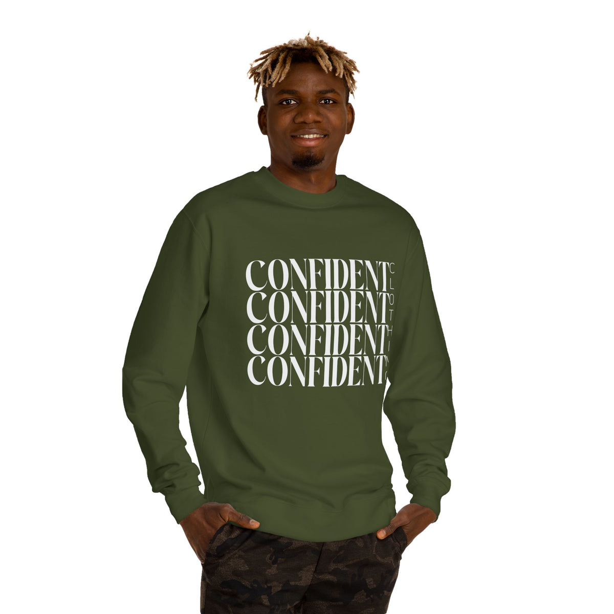 2.2 Confident Clothing Unisex Crew Neck Sweatshirt