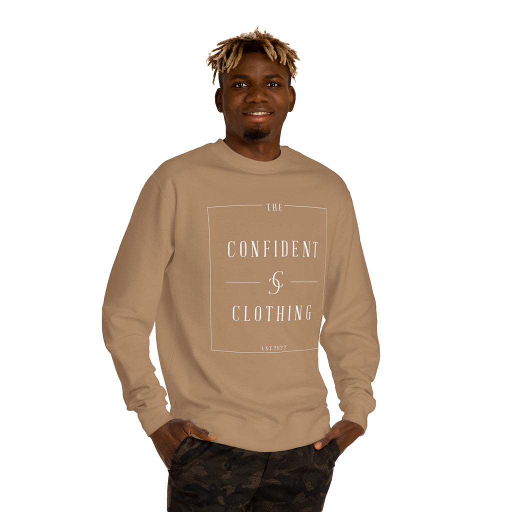 0.4 Confident Clothing Unisex Crew Neck Sweatshirt