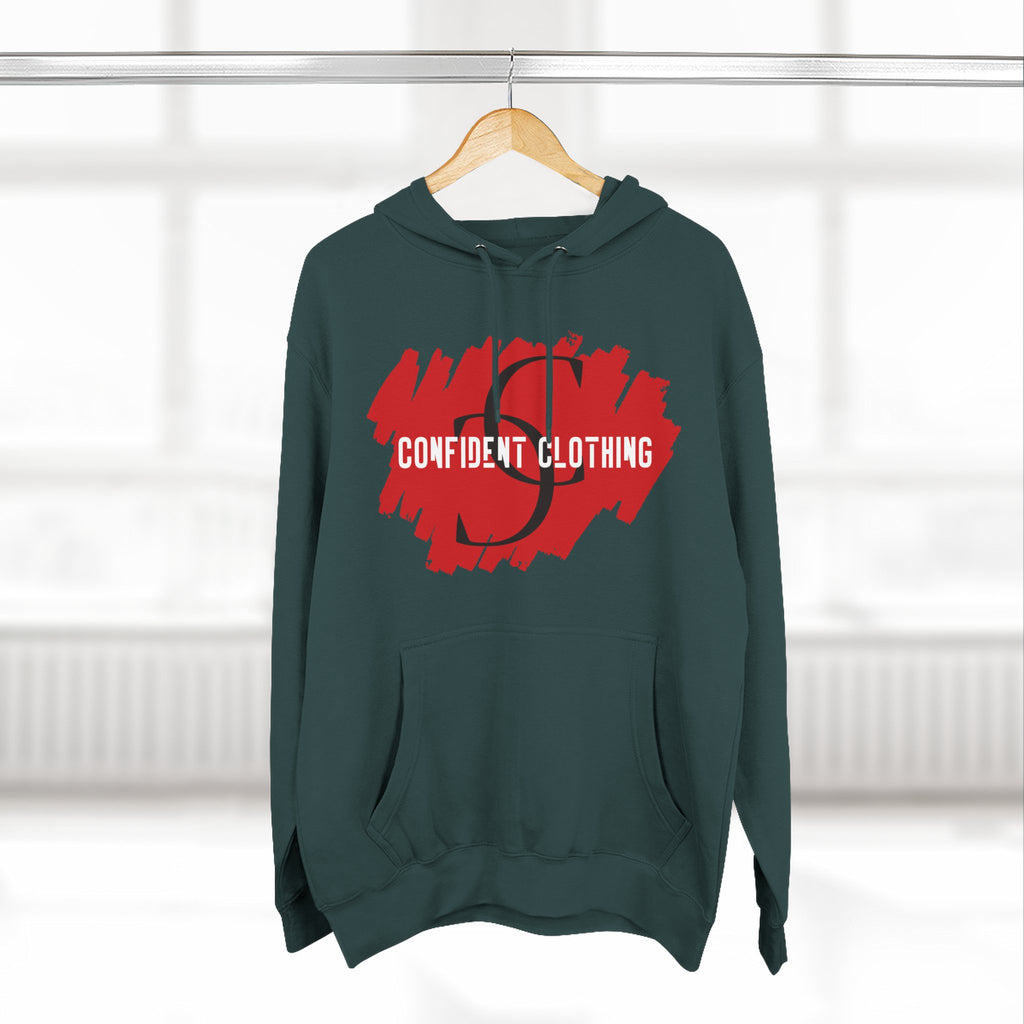 1.6 Confident Clothing Graphic Fleece Hoodie