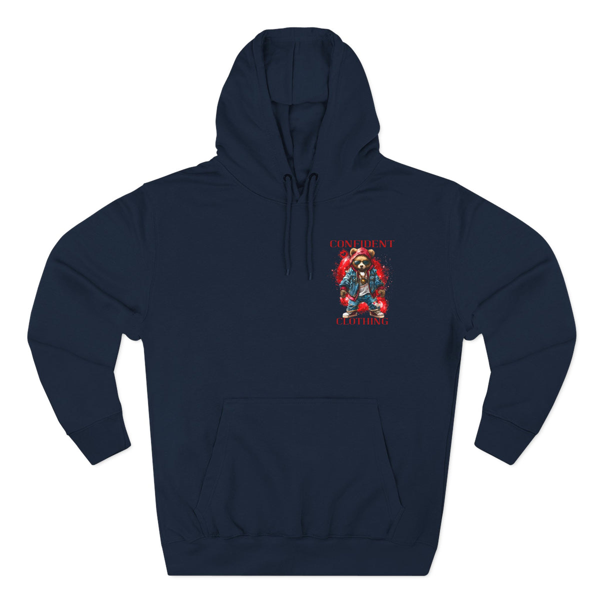 Confident Clothing Galaxy Bear Graphic Hoodie