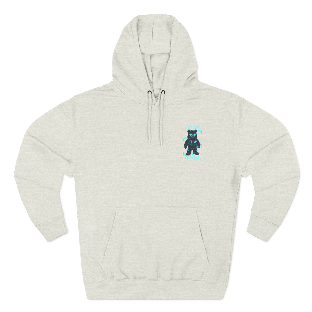 0.12 Confident Clothing Superstar Bear Graphic Fleece Hoodie