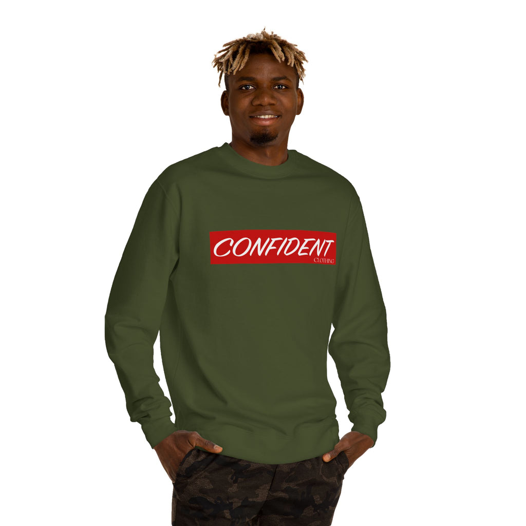 0.7 Confident Clothing Unisex Crew Neck Sweatshirt
