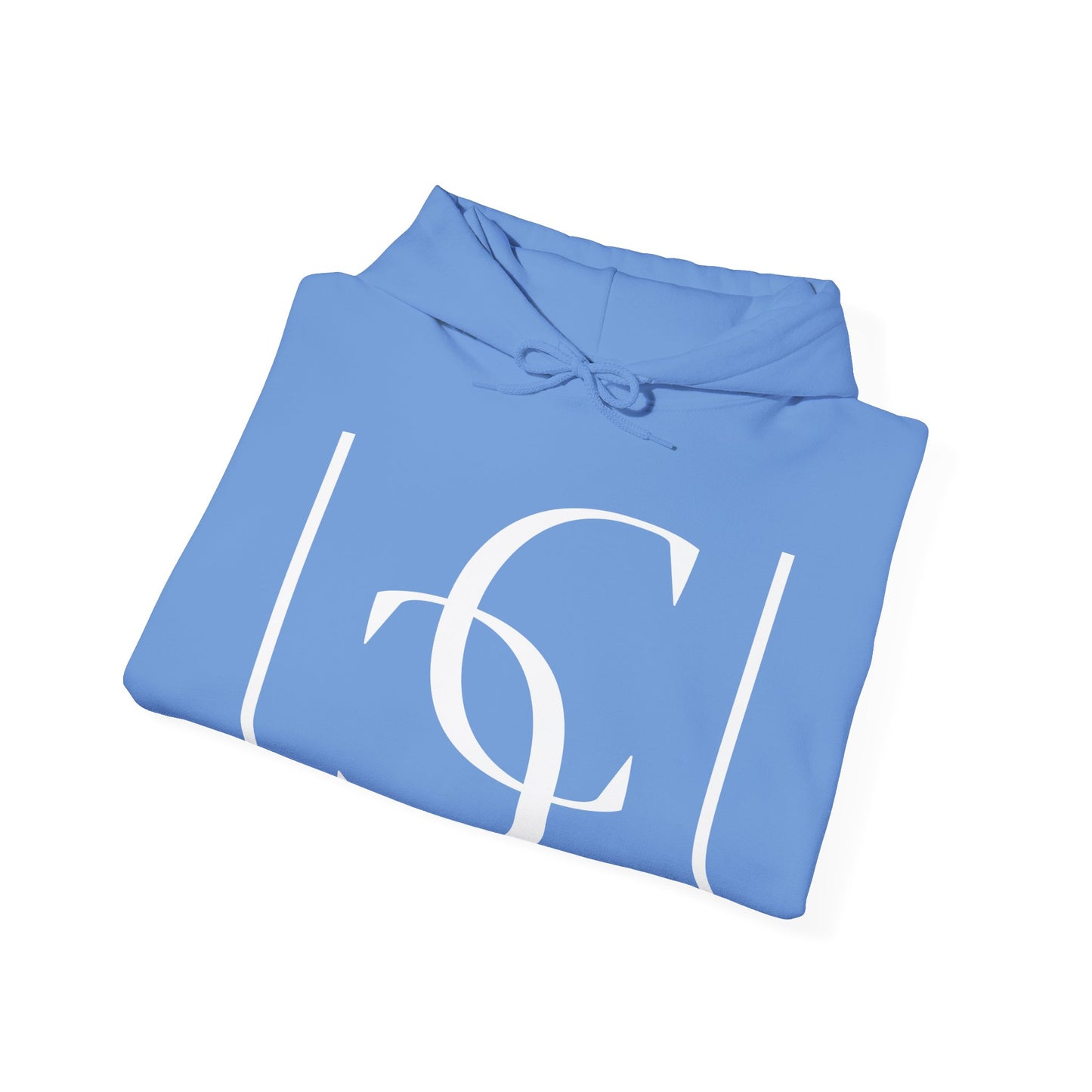 cc (Unisex) multi-color Confident Clothing (ELITE) Luxury Hooded Sweatshirt (white logo)