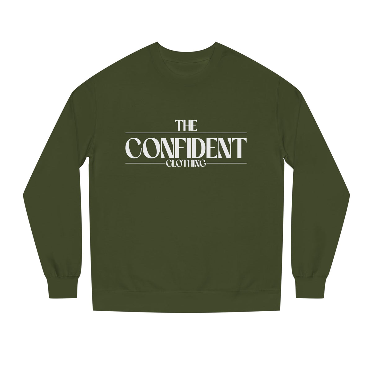 0.3 Confident Clothing Unisex Crew Neck Sweatshirt