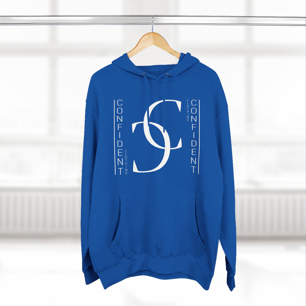 1.2 Confident Clothing Casual Graphic Fleece Hoodie