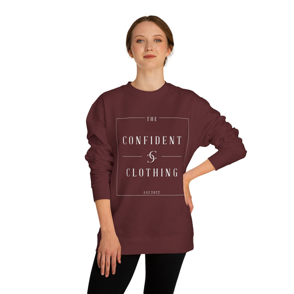 0.4 Confident Clothing Unisex Crew Neck Sweatshirt