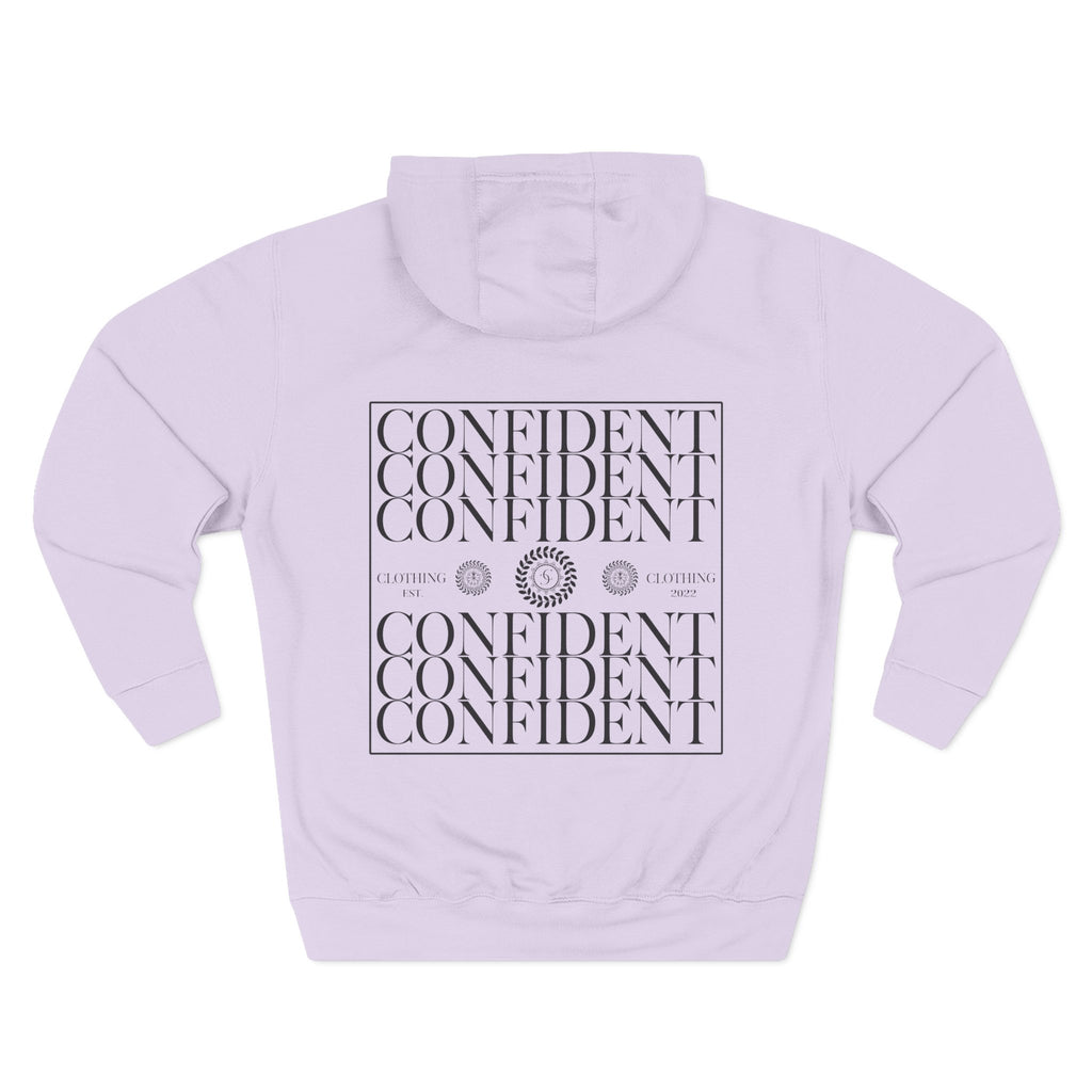 0.9 Confident Clothing Graphic Fleece Hoodie