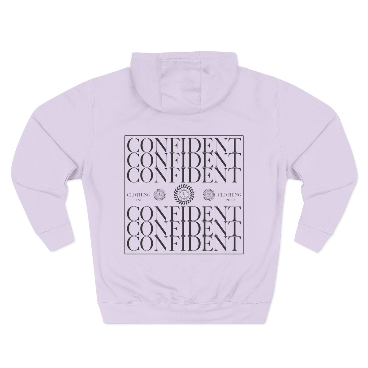 0.9 Confident Clothing Graphic Fleece Hoodie