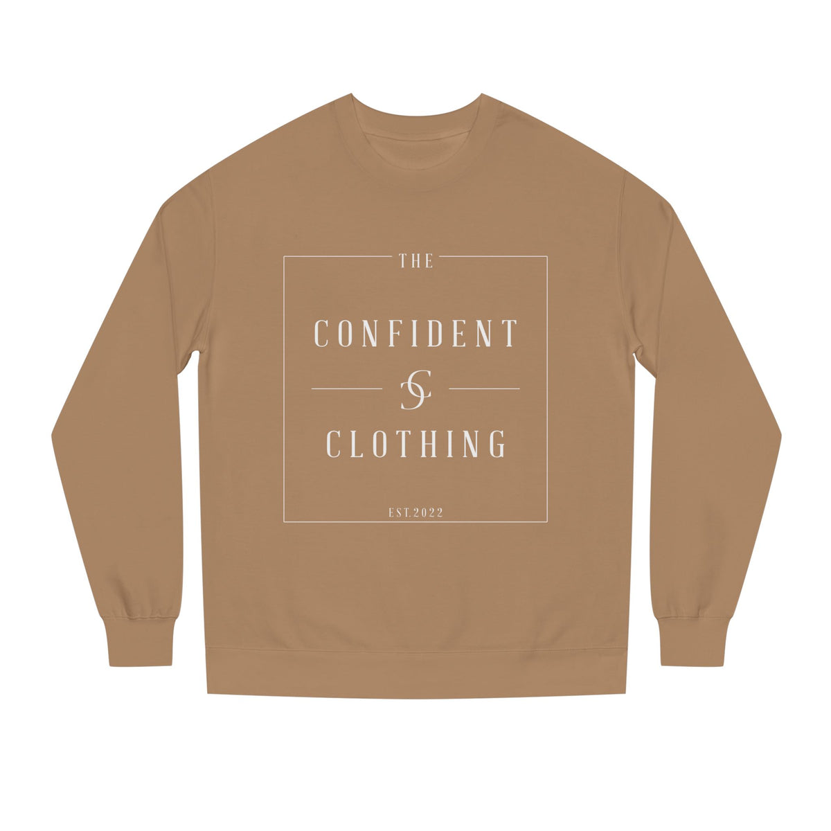 0.4 Confident Clothing Unisex Crew Neck Sweatshirt