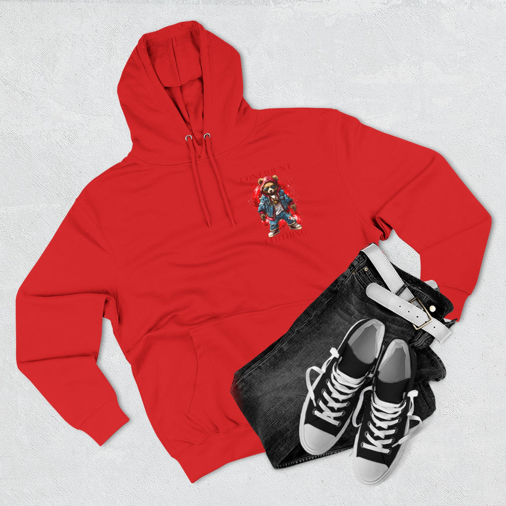 Confident Clothing Galaxy Bear Graphic Hoodie