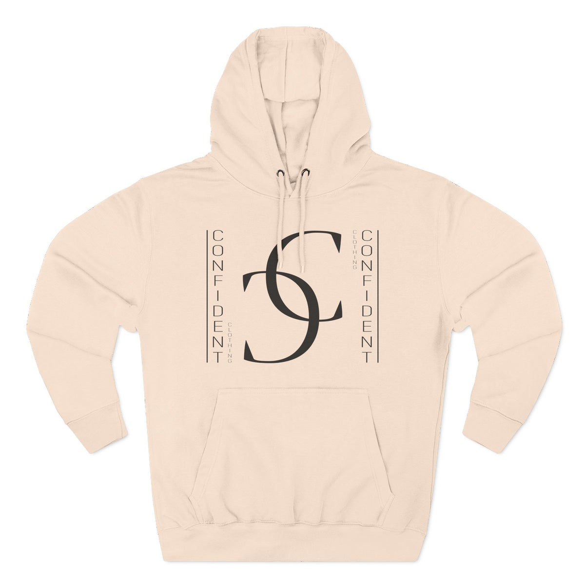 1.2 Confident Clothing Casual Graphic Fleece Hoodie