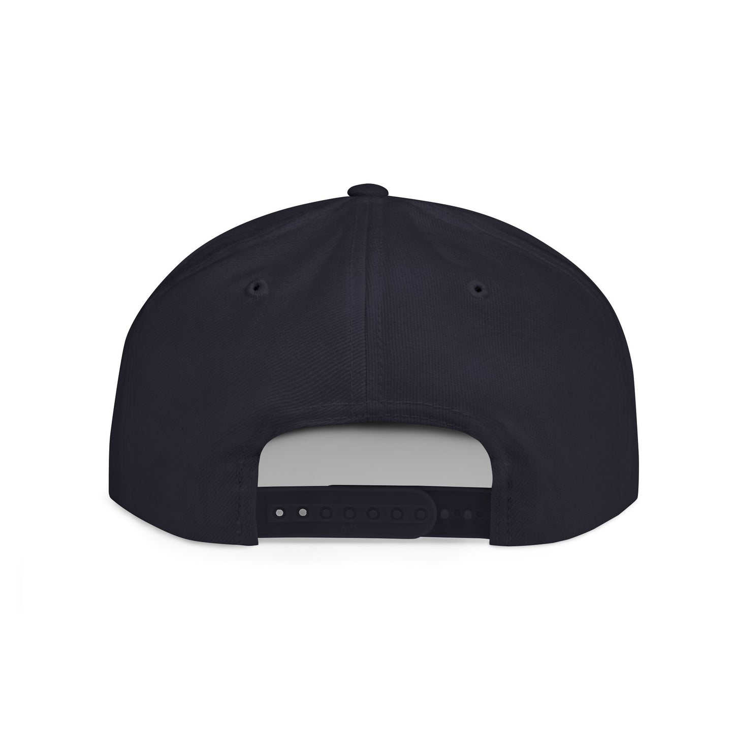 (hats) Confident Clothing Flat Bill Snapback (scc white logo)