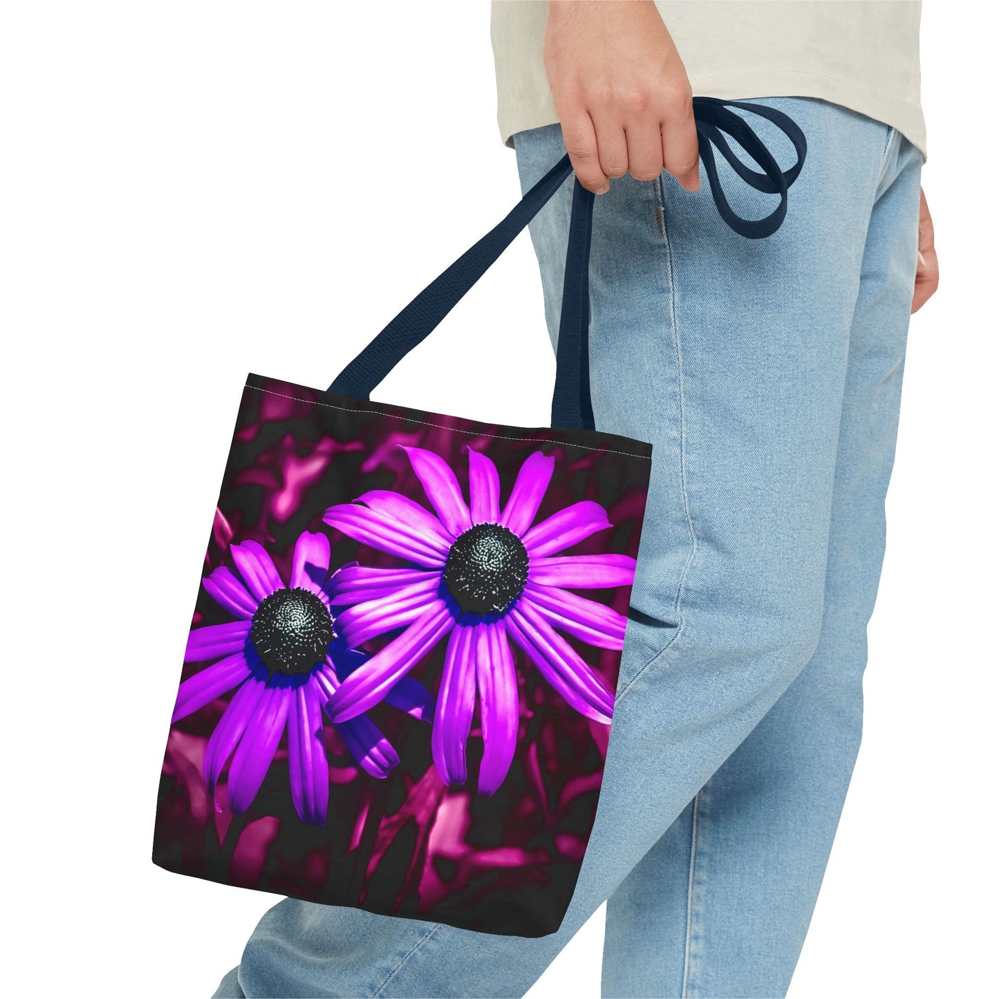 Purple Sunflower Tote Bag
