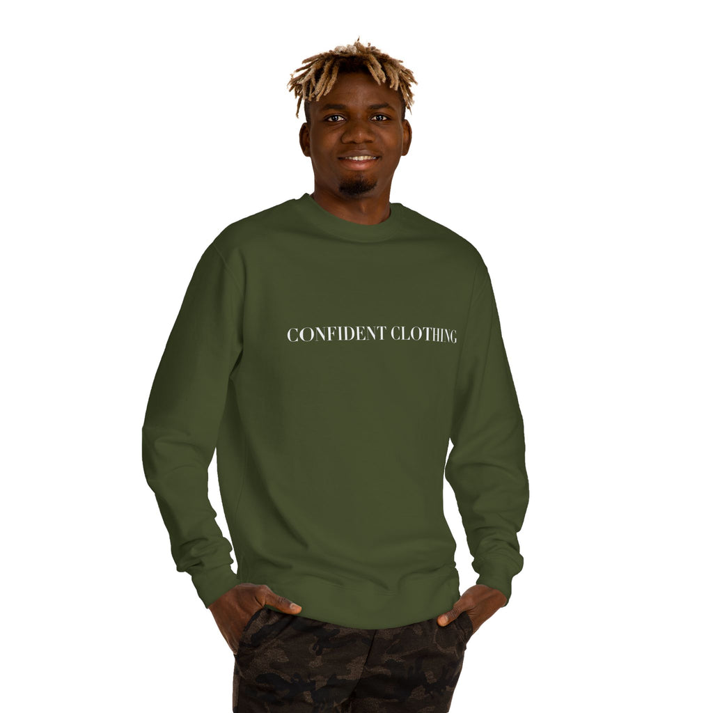 0.8 Confident Clothing Unisex Crew Neck Sweatshirt