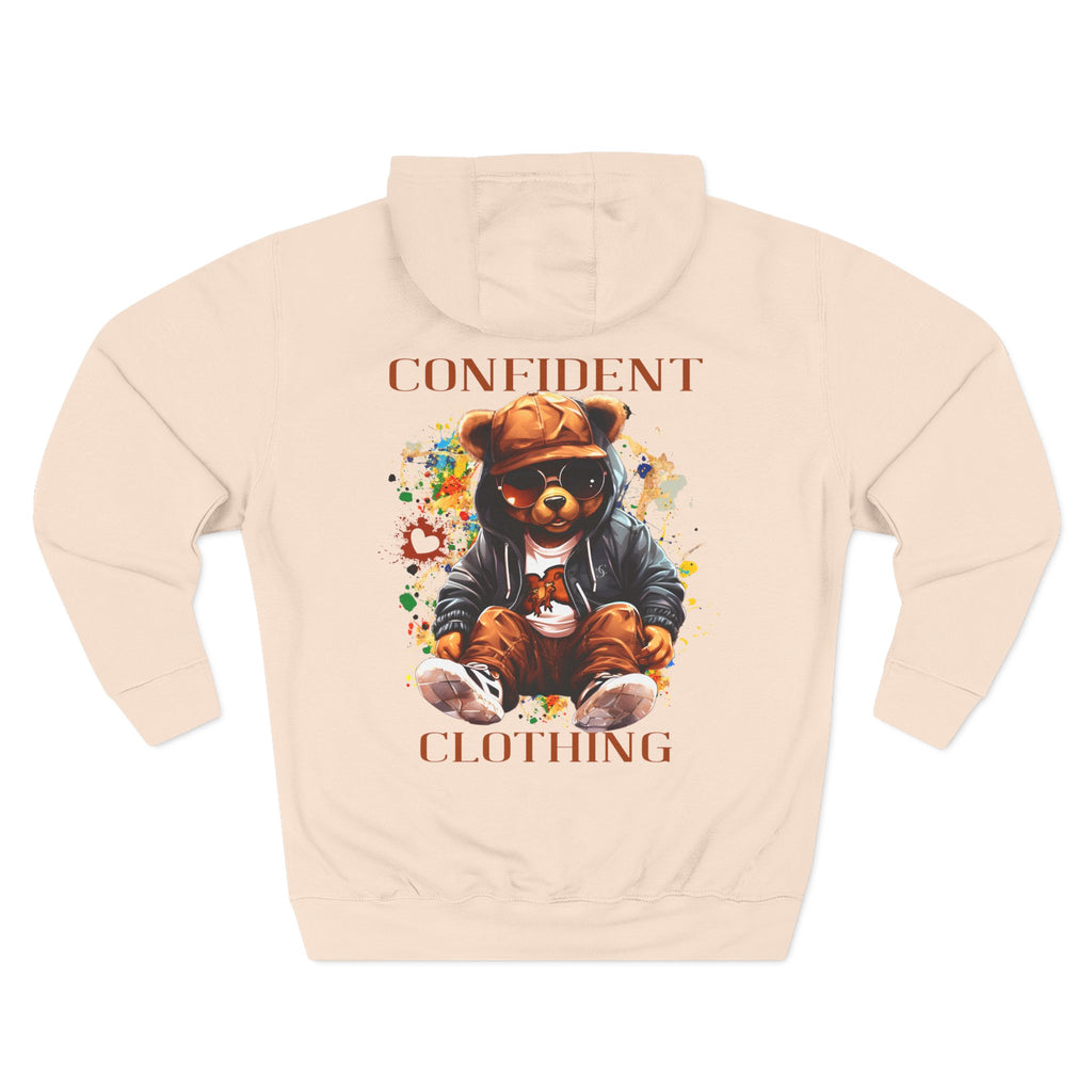 0.4 Confident Clothing Cool Bear Graphic Hoodie