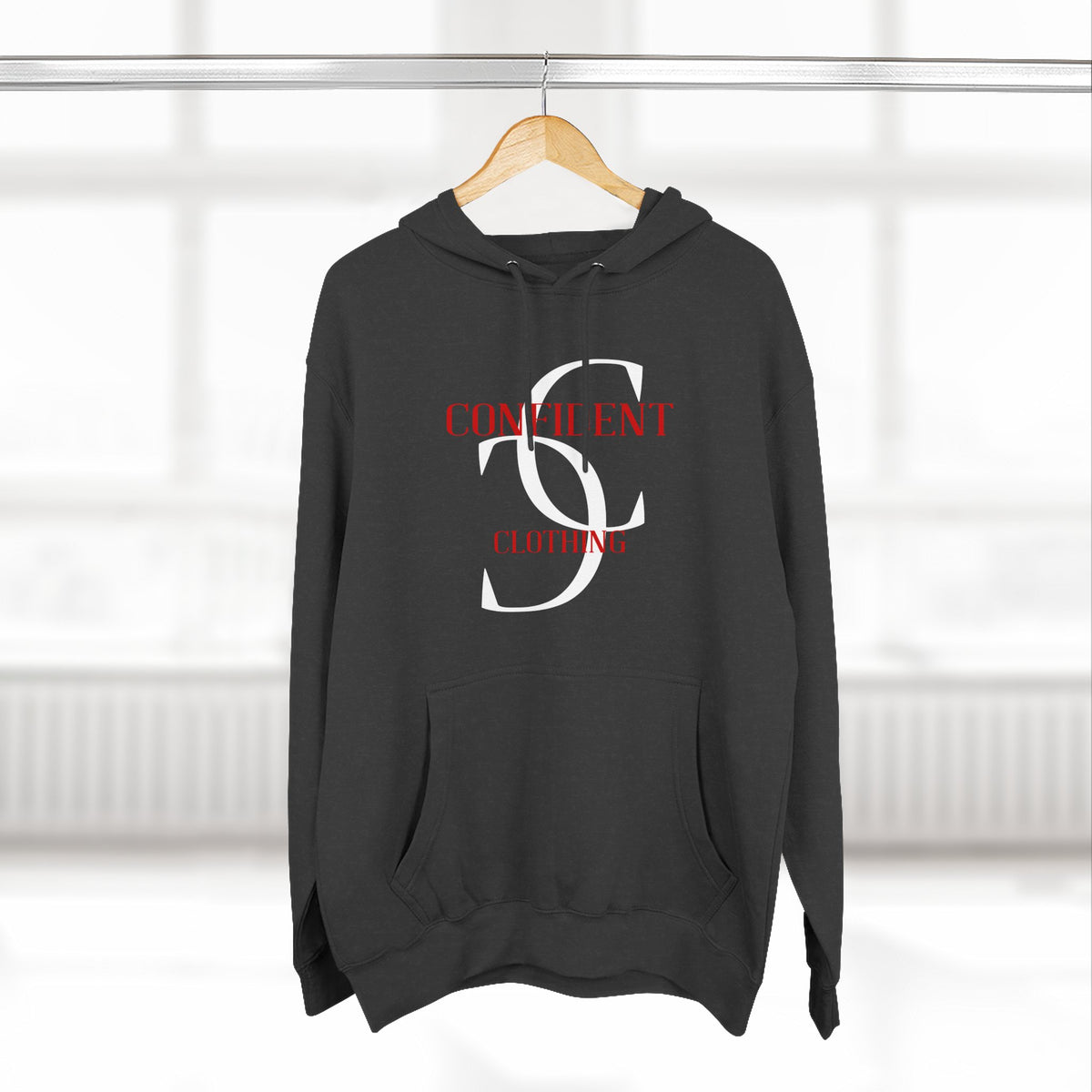 0.5 Confident Clothing Big Face Fleece Hoodie