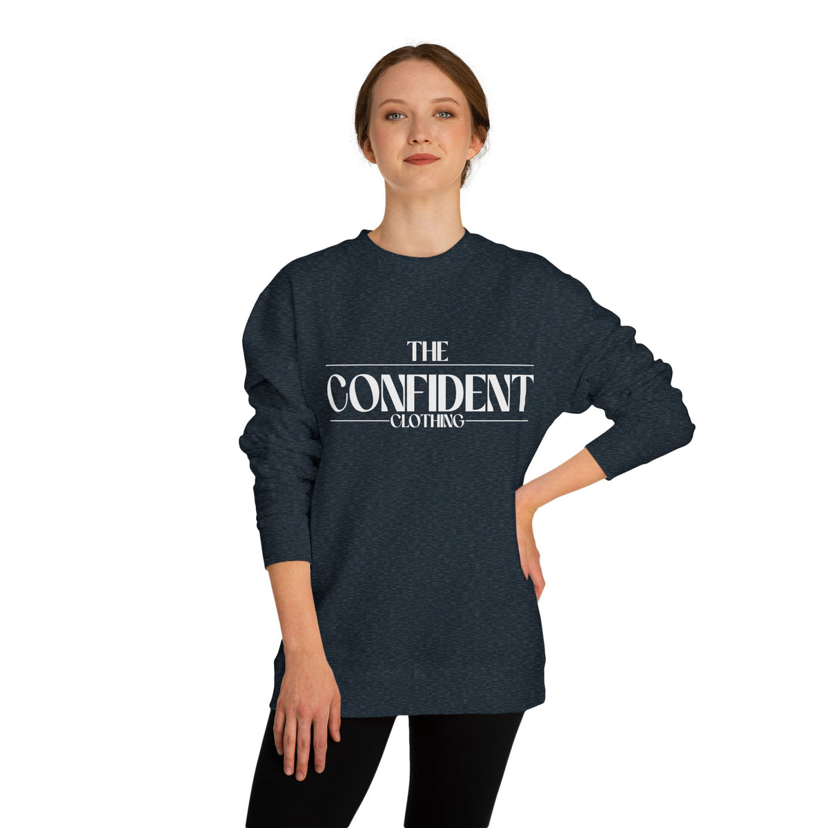 0.3 Confident Clothing Unisex Crew Neck Sweatshirt
