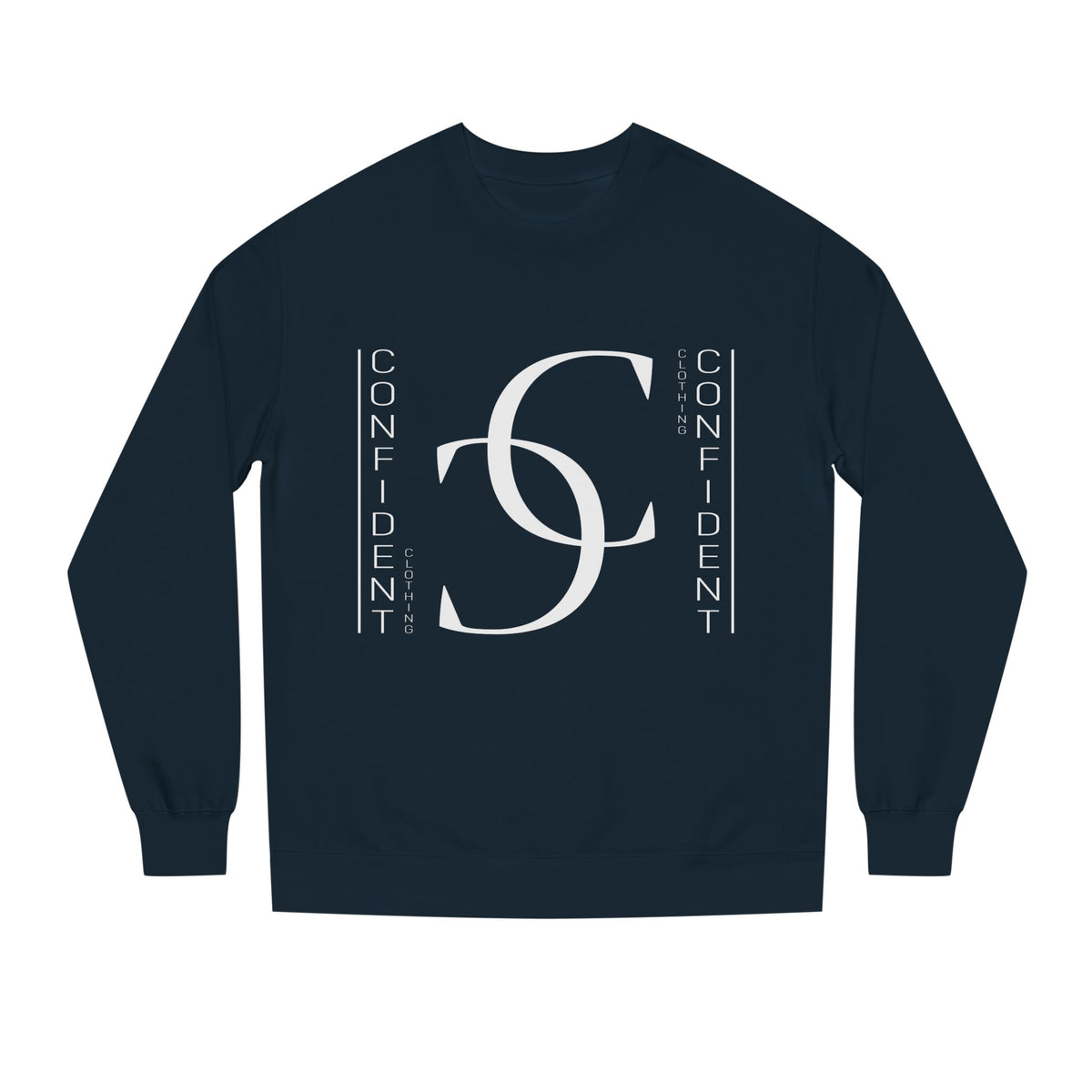 0.2 Confident Clothing Unisex Crew Neck Sweatshirt