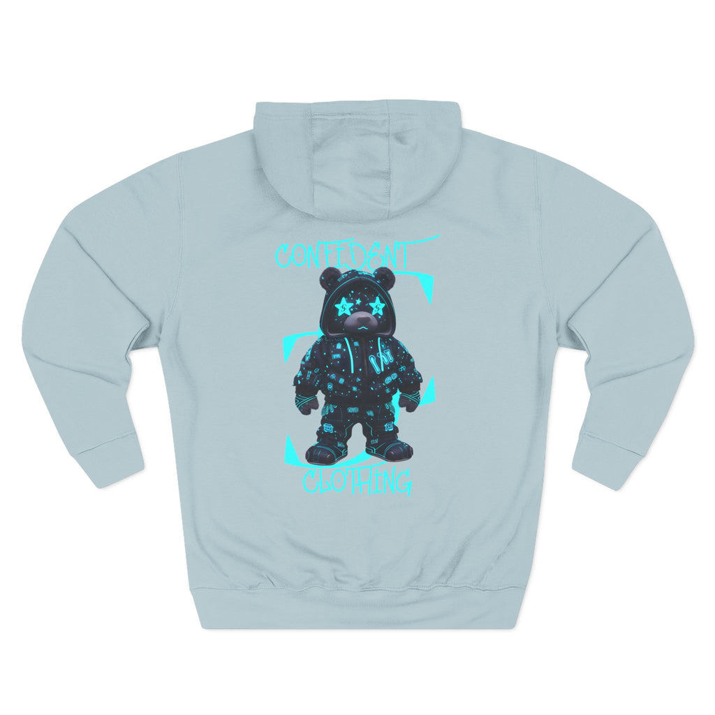 0.12 Confident Clothing Superstar Bear Graphic Fleece Hoodie