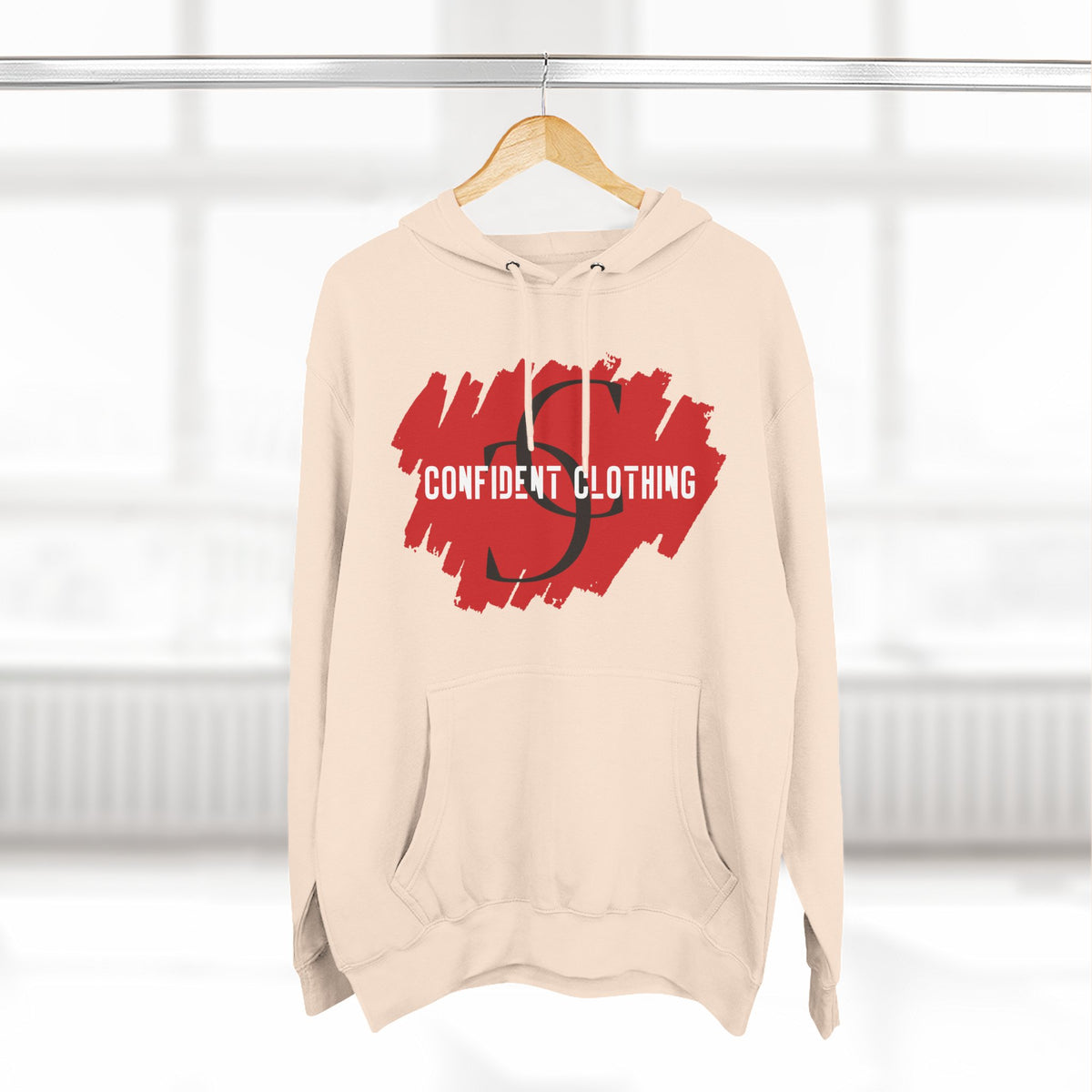 1.6 Confident Clothing Graphic Fleece Hoodie