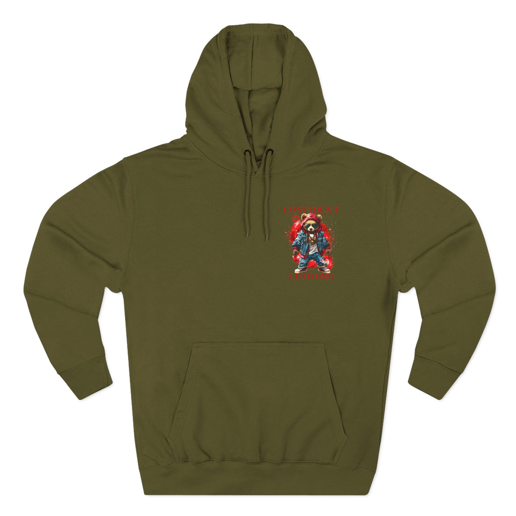 Confident Clothing Galaxy Bear Graphic Hoodie