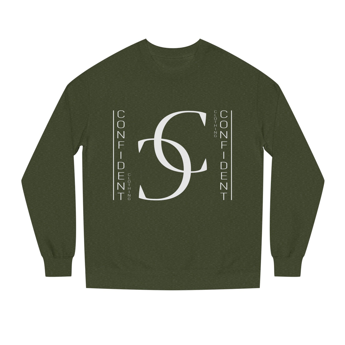 0.2 Confident Clothing Unisex Crew Neck Sweatshirt