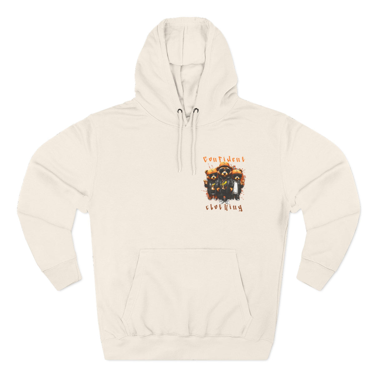 Confident Clothing Raccoon Crew Fleece Hoodie
