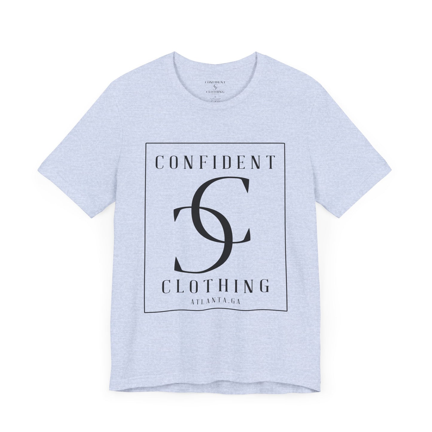 cc (Unisex) multi-color Jersey Short Sleeve Tee (black logo)