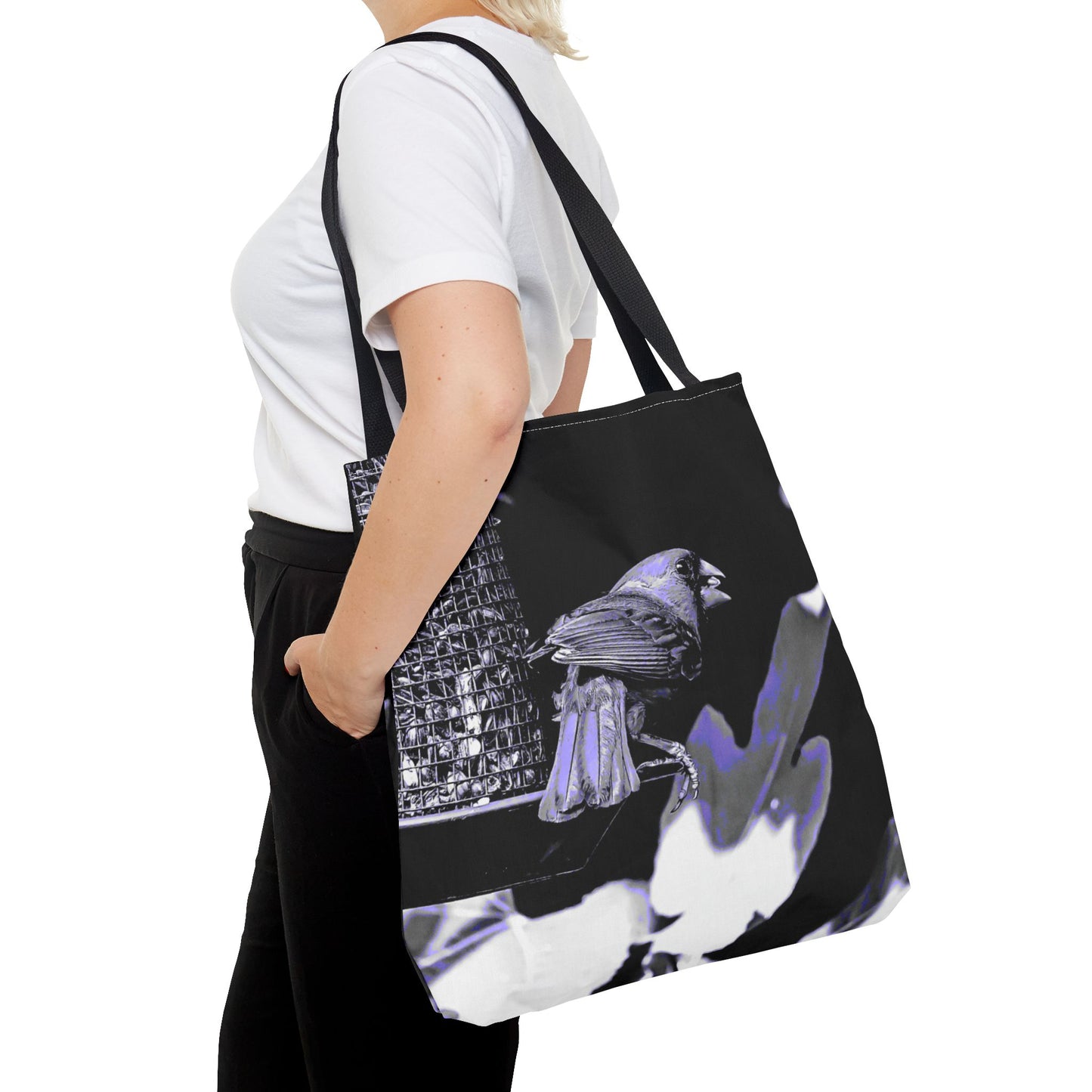Sunflower seed Bird Tote Bag