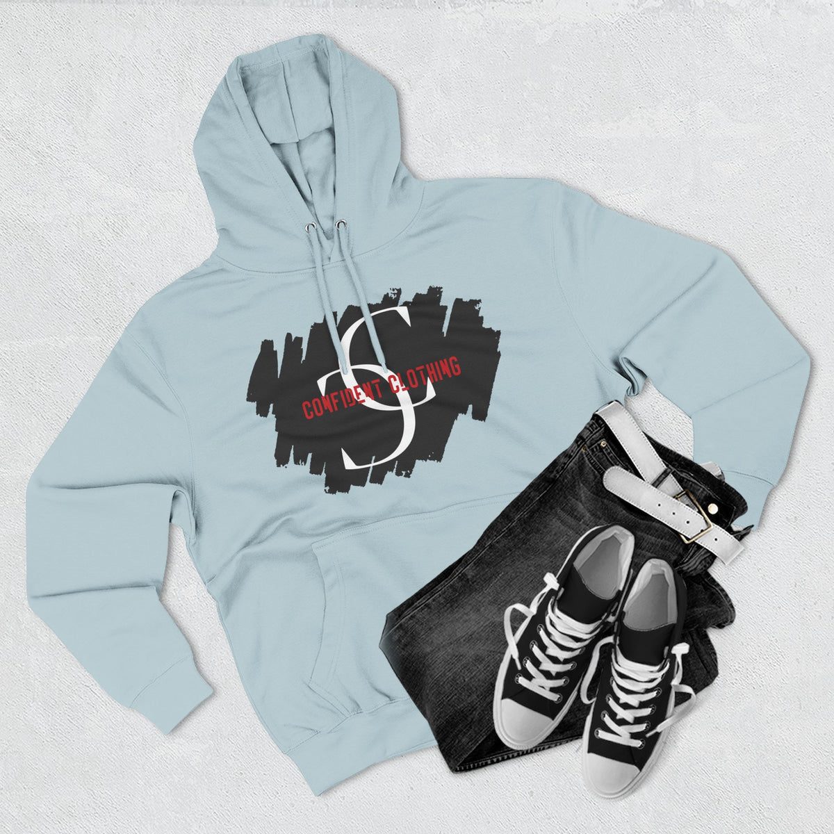 1.9 Confidence Clothing Graphic Fleece Hoodie