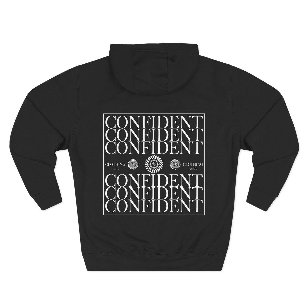 0.9 Confident Clothing Graphic Fleece Hoodie