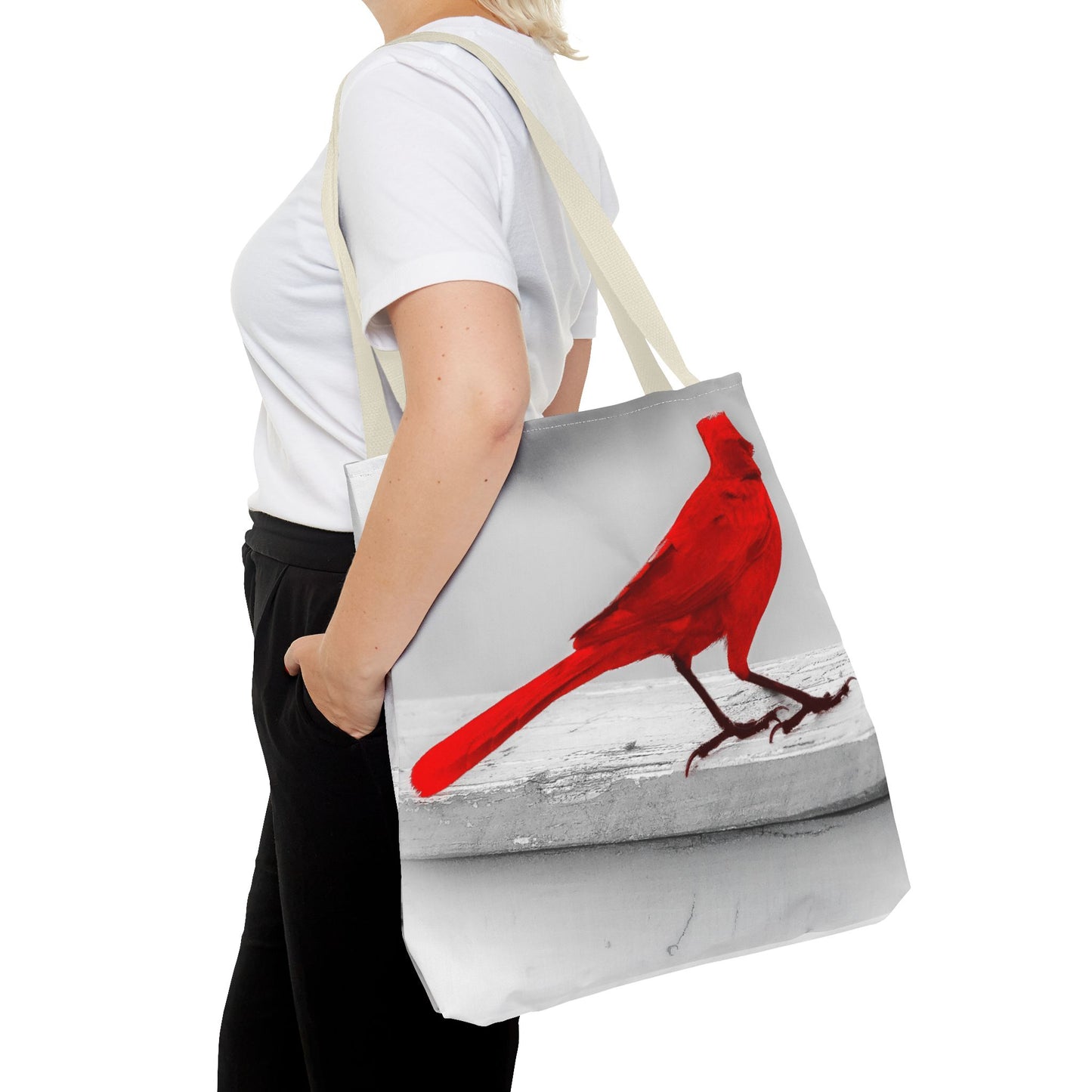 Red Bird Tote Bag