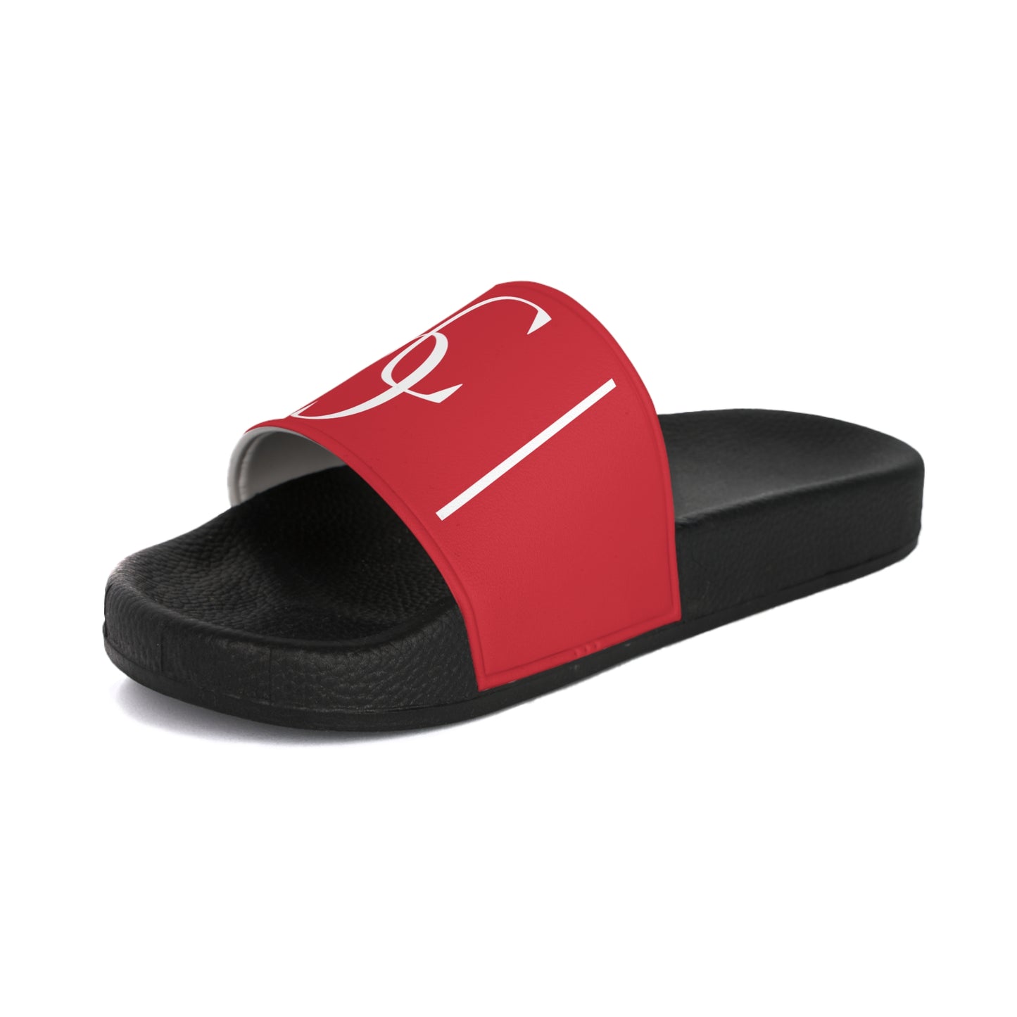 (sliders) Confident Clothing "Elite" Slide Sandals (red)