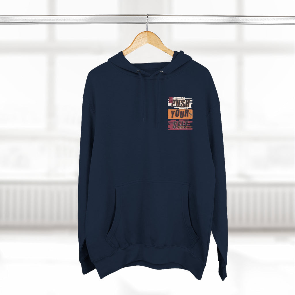 1.4 Confident Clothing Push Your Self Motivational Hoodie