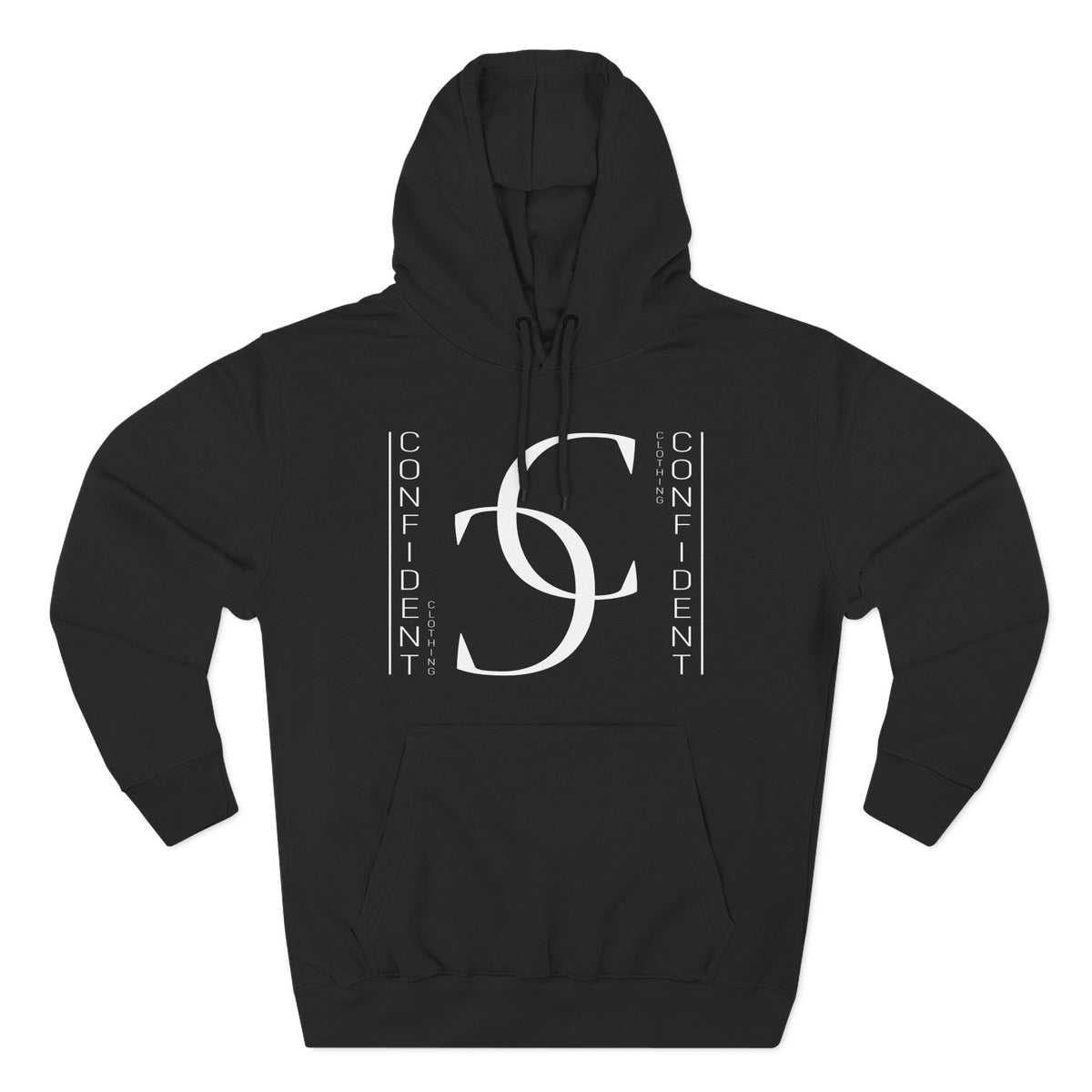 1.2 Confident Clothing Casual Graphic Fleece Hoodie